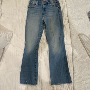 MOTHER The Hustler High Rise Ankle Jeans